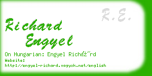 richard engyel business card